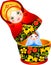 Russian tradition matryoshka doll