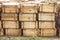 Russian USSR army wooden weapon boxes for machine guns