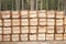 Russian USSR army wooden weapon boxes for machine guns