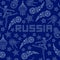 Russian wallpaper, world of Russia pattern with modern and traditional elements