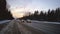 Russian winter road timelapse.