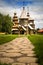 Russian wooden church