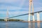 The Russky or Russian bridge to Russky Island is in Vladivostok provides communication with the mainland for university