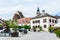 RUST, AUSTRIA, JUNE 18, 2016: View of the Austrian city Rust famous for ist wine and nesting storks....IMAGE