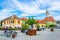 RUST, AUSTRIA, JUNE 18, 2016: View of the Austrian city Rust famous for ist wine and nesting storks....IMAGE