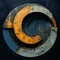Rust And Blue: A Dark And Foreboding Circular Structure