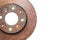 Rust brake discs