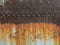 Rust metal texture with riveting, abstract grunge background