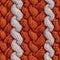 Rust Palette Knitted Fabric