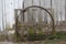 Rusted Hoop and Pallet
