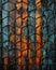 Rusted iron grate plain texture background - stock photography