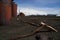 Rusted metal Whalers Bay Antarctica