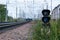 Rusted Railroad Light