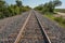 Rusted Railroad Tracks