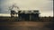 Rusted Shack In The Desert: A Dark And Eerie Polaroid Retro Photo Of Empty Australia