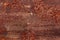 Rusted sheet of metal, old aluminium floor or diamond plate metal background