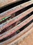 Rusted Side Vents On An Old David Bradley Walk Behind Yard Tractor