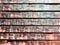 rusted tin metal wall factory building shed siding warehouse loading alley shipping container board ship dock