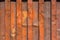 Rusted wall of the container