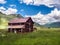 Rustic abandoned homestead house in Crested Butte,  Colorado