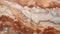 Rustic Abstraction: Meticulously Detailed Marble In White, Brown, And Orange