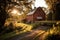 Rustic American Farm Beauty Sunny Day