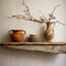 Rustic Americana Silk Shelf With Primitive Influences