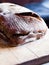 Rustic artisanal wholewheat & rye bread loaf