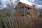Rustic Australia -Inglewood derelict timber house on route to Mildura Victoria