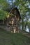 Rustic Barn in Deep Forest