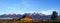 Rustic Barn and Teton Mountains Panoramic