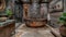 Rustic Bathroom With Claw Foot Tub