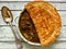 Rustic beef steak potpie