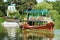 Rustic boat in Sofievka Park