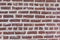 Rustic brick wall background in shades of brown and gray, with a slightly weathered look