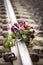 Rustic Bridal Bouquet on Railroad Tracks