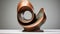 Rustic Bronze Sculpture Inspired By Henry Moore And Karl Blossfeldt