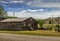 Rustic buildings in downtown Heskith Alberta Canada