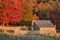 Rustic cabin, autumn colors, cumberland gap national park