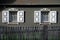 Rustic carved windows