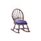 Rustic chair on white background.