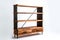 Rustic Charm meets Industrial Accents: Distressed Barn Wood Bookshelf with Iron Hardware