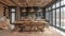 Rustic Chic Dining Room Ambiance