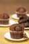 Rustic chocolate muffin