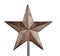 Rustic Christmas star tree topper