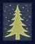Rustic Christmas Tree Card