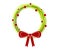 Rustic Christmas Wreath Bow 2