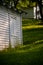 Rustic Clapboard Siding + Door - Historic Cass, West Virginia Buildings