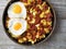 Rustic corned beef hash