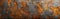 Rustic Corten Steel Stone Texture Background Banner - Grunge Orange Brown Metal Panorama